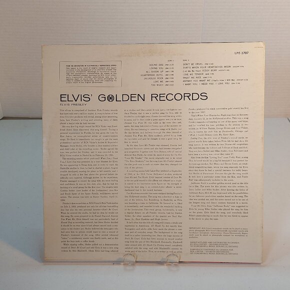 Elvis Presley ~ Elvis' Golden Records (Vinyl LP, 1958) - Picture 4 of 4